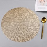 Round Hollow Out Waterproof Insulation PVC Placemats For Table