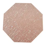 Octagonal Hollow Heat-insulated Waterproof  PVC Placemat For Table