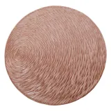 Round Hollow Out Waterproof Insulation Non-Slip PVC Placemats For Dining Table Mats