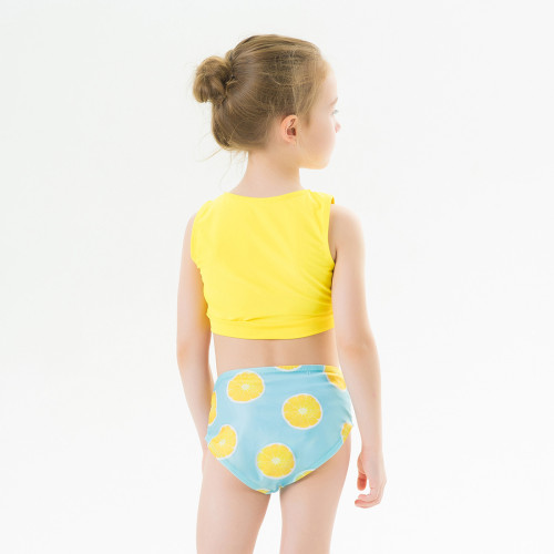 Toddle Kids Girls Prints Lemons Tow Pieces Swimwear