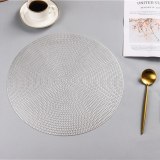 Round Hollow Out Waterproof Insulation PVC Placemats For Table