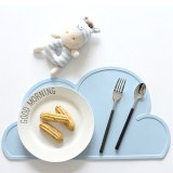 Cloud Shape Placemat Food Grade Silicone Table Waterproof Pad