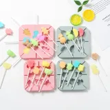 Silicone Shapes Fruits Animals Dinosaurs Hallows Lollipop Candy Chocolate Molds