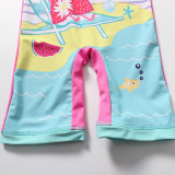 Toddle Kids Girls Print Sea Beach Peppa Pig Swimsuit Swimwear