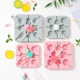 Silicone Shapes Fruits Animals Dinosaurs Hallows Lollipop Candy Chocolate Molds