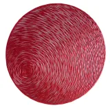 Round Hollow Out Waterproof Insulation Non-Slip PVC Placemats For Dining Table Mats