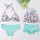 Mommy and Me Prints Dragonflies Bikini Sets Matching Swimwears