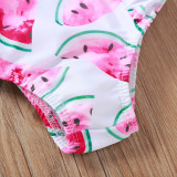 Toddle Kids Girls Ruffles Prints Watermelons Swimsuit Swimwear