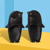 Parent Child 3D Cartoon Penguin Home Summer Slippers