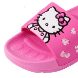 Toddlers Kids Pink Hello Kitty Flat Beach Home Summer Slippers