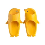 Parent Child 3D Cartoon Penguin Home Summer Slippers