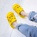 Toddlers Kids Pikachu Flat Beach Home Summer Slippers Shoes