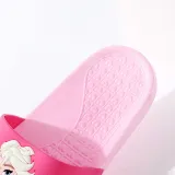 Toddlers Kids Pink Frozen Princess Flat Beach Home Summer Slippers