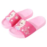 Toddlers Kids Pink Frozen Princess Flat Beach Home Summer Slippers