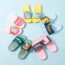 Toddle Kids 3D Cartoon Dinosaur Home Summer Slippers