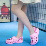 Toddlers Kids Pink Hello Kitty Strawberry Flat Beach Home Summer Slippers Shoes
