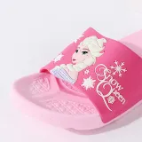 Toddlers Kids Pink Frozen Princess Flat Beach Home Summer Slippers