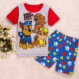 Toddler Kids Boy PAW Summer Short Pajamas Sleepwear Set Cotton Pjs