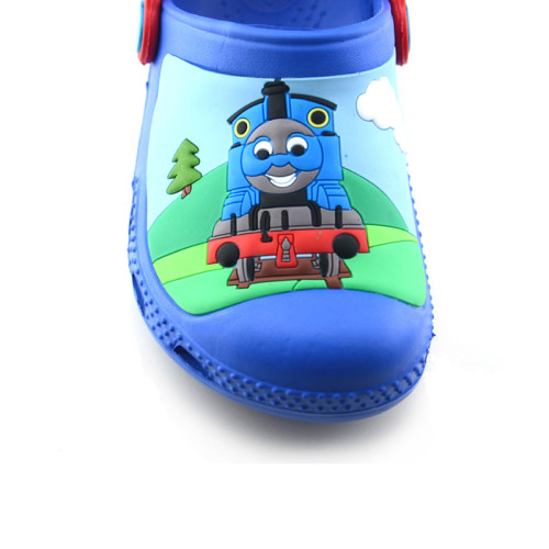 Toddle Kids 3D Train Car  Home Beach Summer Slippers Shoes