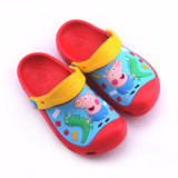 Toddle Kids 3D Peppa George Pig Dinosuar Home Beach Summer Slippers Shoes