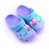 Toddle Kids 3D Angel Flowers Peppa Pig Home Beach Summer Slippers Shoes