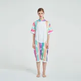 Kids And Adults Rainbow Unicorn Summer Short Onesie Kigurumi Pajamas