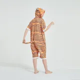Kids And Adults Orange Tigger Summer Short Onesie Kigurumi Pajamas