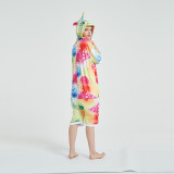 Kids And Adults Rainbows Stars Unicorn Summer Short Onesie Kigurumi Pajamas
