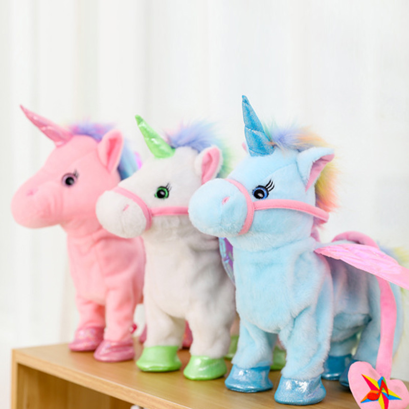 unicorn with wings stuffed animal