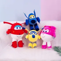 Super Wings Flying Airplane Soft Stuffed Plush Animal Doll for Kids Gift