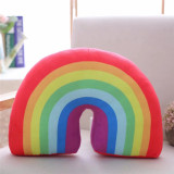 Rainbow Pillow Toys Home Sofa Cushions stuffed Dolls for Kids Gift