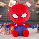Red Spider Man Soft Stuffed Plush Animal Doll for Kids Gift