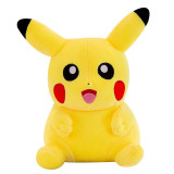 Yellow Smile Pikachu Pokemon Stuffed Plush Animal Doll for Kids Gift
