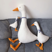 Big White Goose Pillow Cushion Stuffed Dolls for Kids Gift