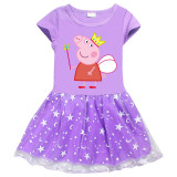 Toddler Girls Angle Pig A-Line Lace Tutu Dresses