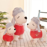 Poodle Dog Doll Soft Stuffed Plush Animal Doll for Kids Gift