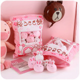 Cute Bag of Cherry Blossom Pink Rabbit Plush Soft Toy Throw Pillow Pudding Pillow Creative Gifts