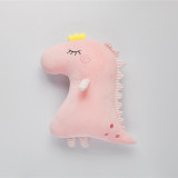 Cute Crown Dinosaur Soft Stuffed Plush Animal Doll for Kids Gift