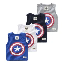 Toddler Boy Summer Sleeveless Cotton Vest for Summer