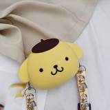 Cute Cartoon Dog Silicone Mini Single Shoulder Bag
