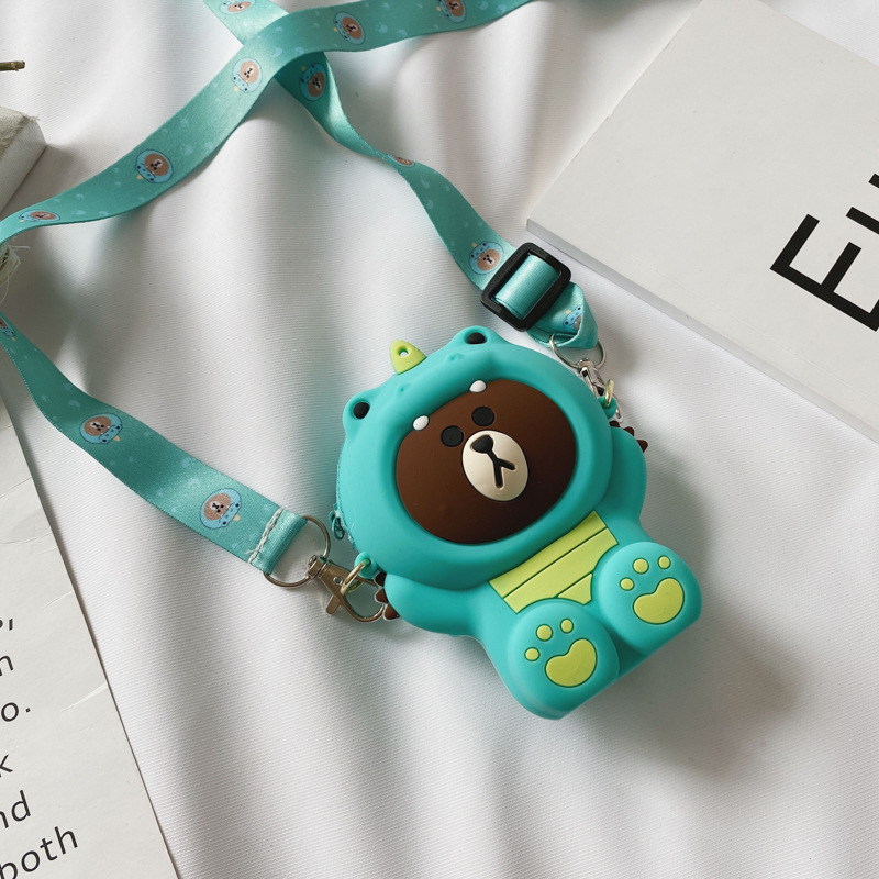 FUIBENG 4Piece Cartoon Capybara Backpack Kids