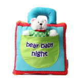 Baby's First 3D Toy Doll Bear Baby Night Cloth Book