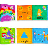 Baby's Learn Letters Colors Shapes First Touch and Feel Soft Cloth Book