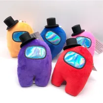 Plush Toy Hat Merch Soft Stuff Animal Figures Cute Astronaut Crewmate Plushies for Gifts Game Fans