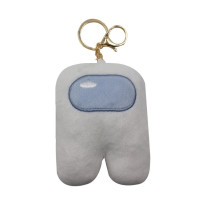 Plush Stuff Animal Plushies Astronaut Toys Pendant Key Ring Among Us Merch Crewmate Plushie Gifts for Game Fans