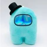 Plush Toy Hat Merch Soft Stuff Animal Figures Cute Astronaut Crewmate Plushies for Gifts Game Fans