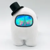 Plush Toy Hat Merch Soft Stuff Animal Figures Cute Astronaut Crewmate Plushies for Gifts Game Fans