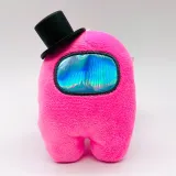 Plush Toy Hat Merch Soft Stuff Animal Figures Cute Astronaut Crewmate Plushies for Gifts Game Fans