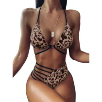 Women Cut Out Triangle Bikinis Sets Swimwear