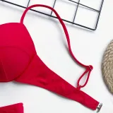 Women Push Up Underwire Extra Steel Support Bikinis Swimwear Sets